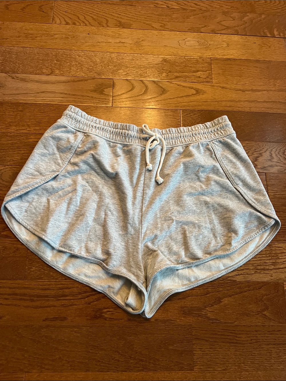 aerie Light Gray Athletic Drawstring Shorts